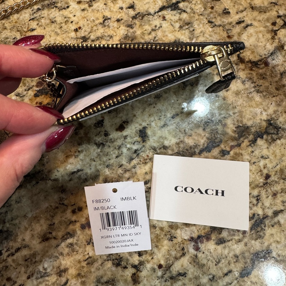 COACH Black Kleo XBody Bag and Card Holder with Key Ring - New with Tags!! - Picture 5 of 16